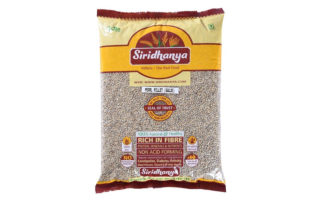 Siridhanya Pearl Millet (Sajje)    Pack  1 kilogram
